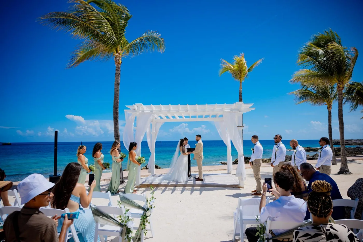 Client cruise wedding ceremony